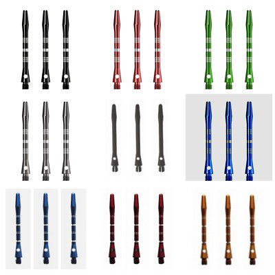 Aluminium Dartschäfte | Short/Midi/Medium | Auswahl Farbe & Sets (1-5) | 35 47mm