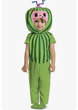 Disguise Toddler 2t Boys Girls Cocomelon Melon Jumpsuit Halloween Costume
