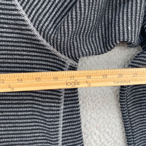 J Jill Dress Womens Extra Small Gray Striped Shift Long Raglan Sleeve Stretch - Picture 9 of 11