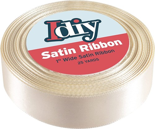Idiy Satin Ribbon - 1, 25 Yards (Beige) - Great for DIY Crafts, Gift Wrapping, - Picture 5 of 5