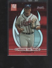 ANDRUW JONES 2003 DONRUSS ELITE PASSING THE TORCH CARD #PT-4/ 1000