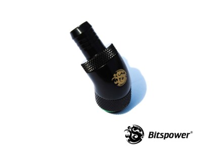 Bitspower G1/4'' Thread 3/8'' ID Tubing Dual Rotary (BP-MB45R2II)