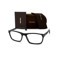 Tom Ford FT5295 002 Black  / Clear Lens 56mm Eyeglasses TF5295