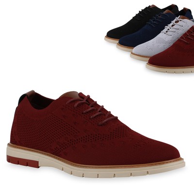 Herren Herren Business Leder Optik Blockabsatz Klassische Schnurer 5150 Schuhe Kleidung Accessoires Expertdigital Net