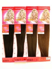 Blended Human Hair Yaki Bulk Straight for Braiding 16-20'' 32 Colors 