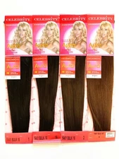 3 pcs bundle for Blended Human Hair Yaki Bulk Straight Braiding 18'' Sel. Color
