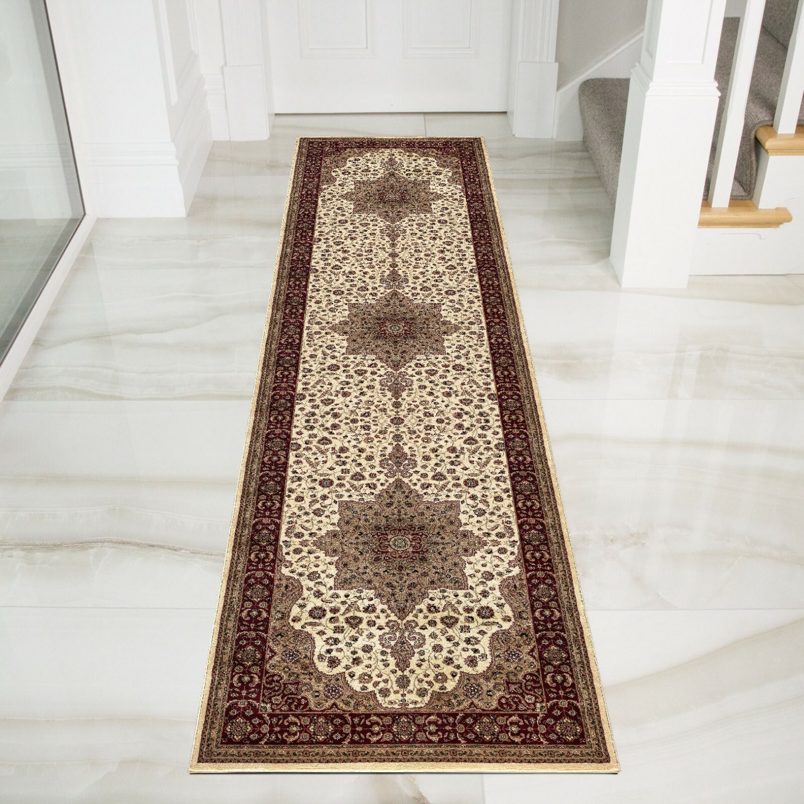 Large Non Slip Runner Rug For Hallway Living Room Bedroom Traditional