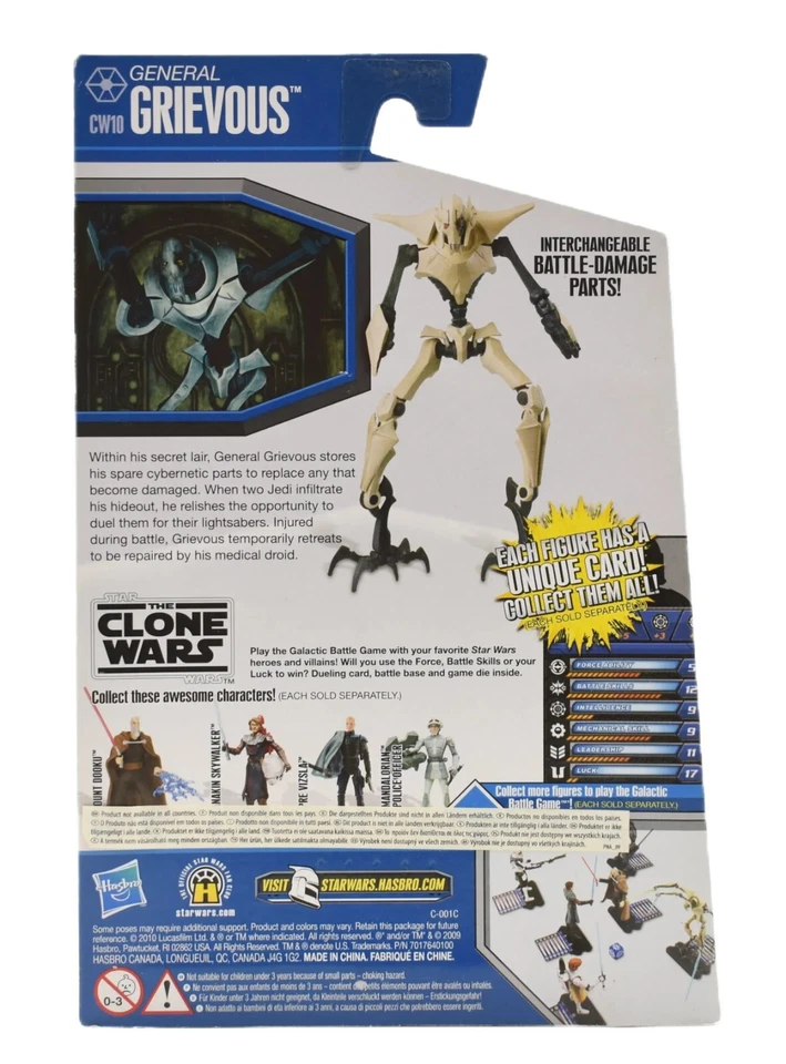 Star Wars The Clone Wars - General Grievous Action Figure - CW10 - Image 2 of 2