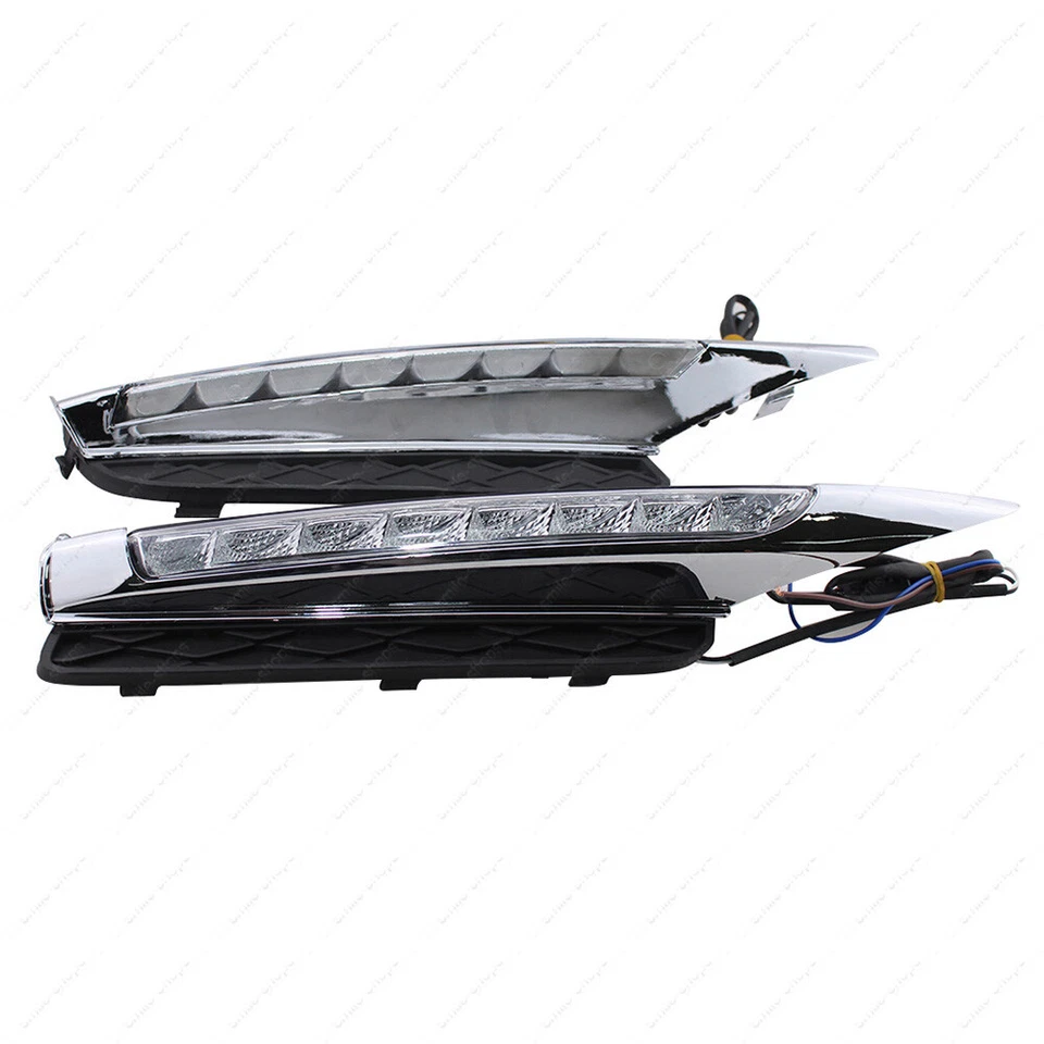 Luz de circulación diurna LED DRL luz antiniebla luces de conducción para BMW X5 E70 2007-2010 Foto 3 de 4