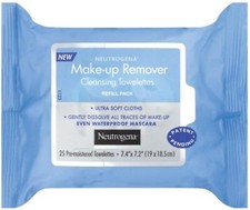 Neutrogena Makeup Remover Wipes and Face Cleansing Towelettes, 25 Ct