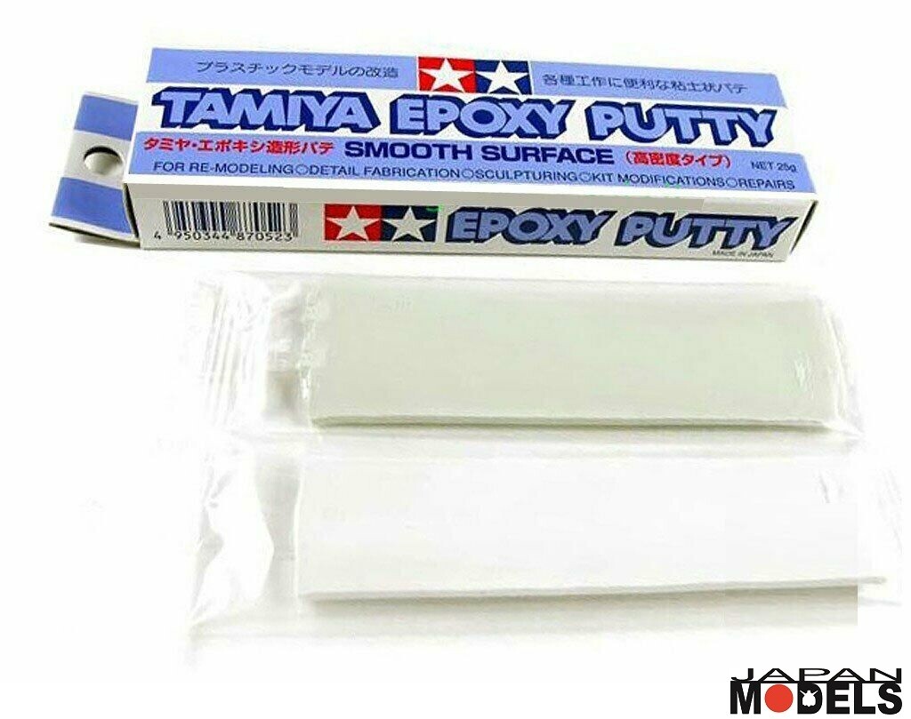 Tamiya EPOXY PUTTY Smooth Surface - Stucco per Modellismo 87052 Tamiya 32g New