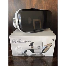 Sharper Image Bluetooth VR Headset With Earphones For Smartphones (opened box)