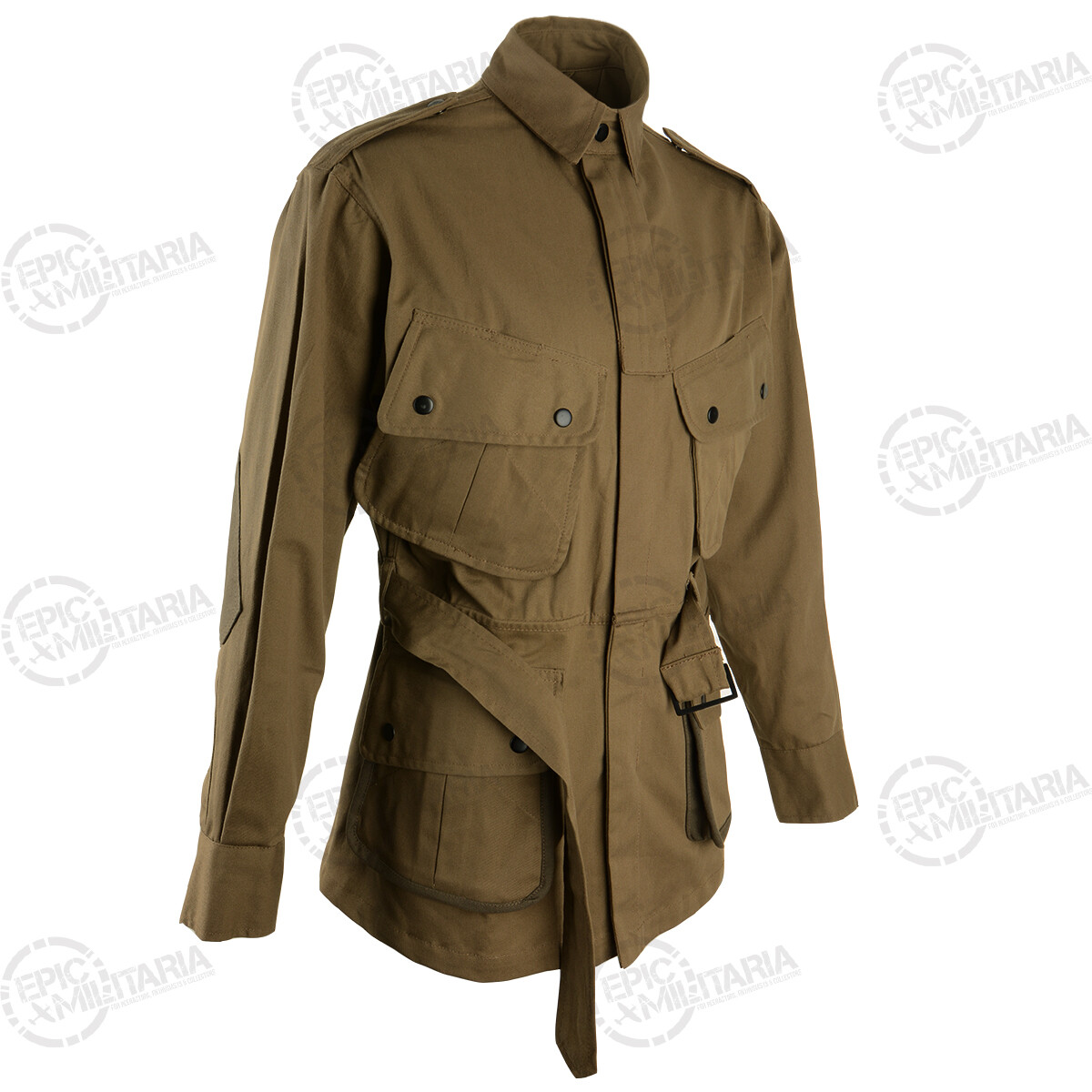 WW2 US Re-inforced Airborne M1942 Jacket - Paratrooper Repro D-Day 