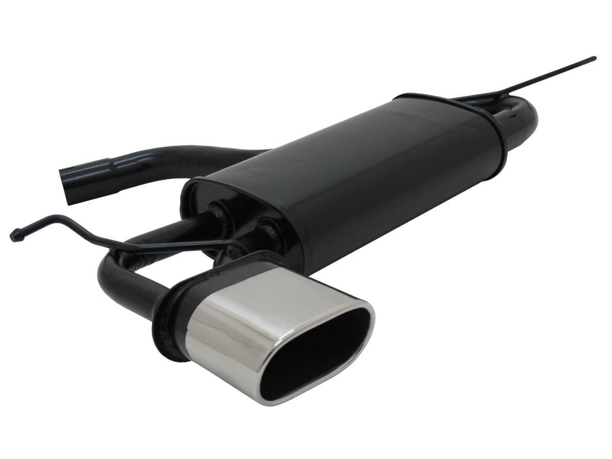 Silencieux echappement VW Scirocco 3 au flux optimise et double embout chrome de 75x135mm