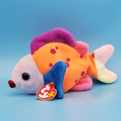 TY Beanie Baby Lips the Fish with Tag 8 inch 1999 8421042548| eBay