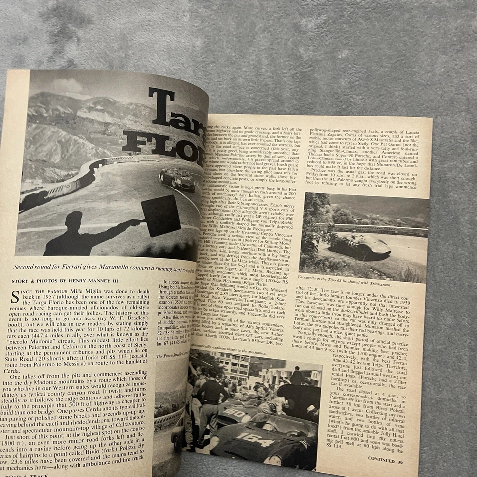 Vintage Road & Track Magazine -August,1961 Sprite II Foto 4 de 4