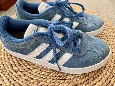 white gazelle blue stripes