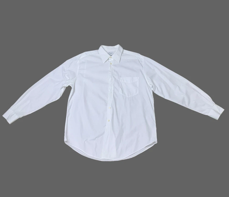 Moschino Cheap and Chic Shirt Button Up White Size 17 / 43 XL Embroidered - Image 2 of 4