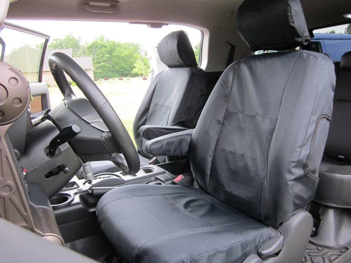 Fundas de asiento delanteras personalizadas Coverking Ballistic Cordura para Dodge Dakota Foto 3 de 4