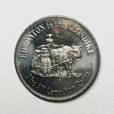 Canada Edmonton Alberta 1977 Klondike Dollar Coin Medal Token