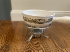 FLAME CHEF VINTAGE FONDUE SET NEVER USED NEW!