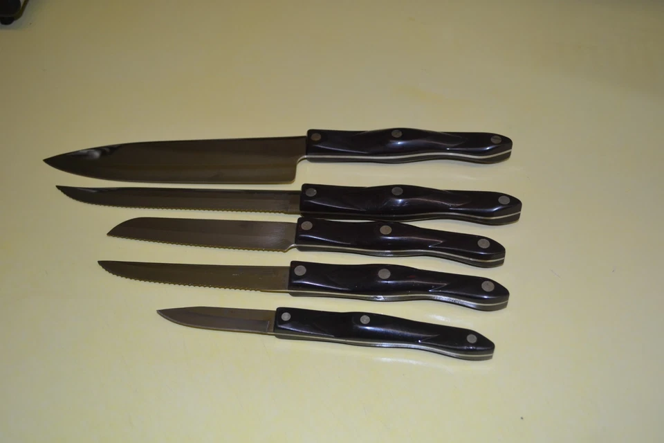 Cutco пространства экономия набор с блоком - 5 нож набор с компактный блок для хранения - Изображение 4 из 4