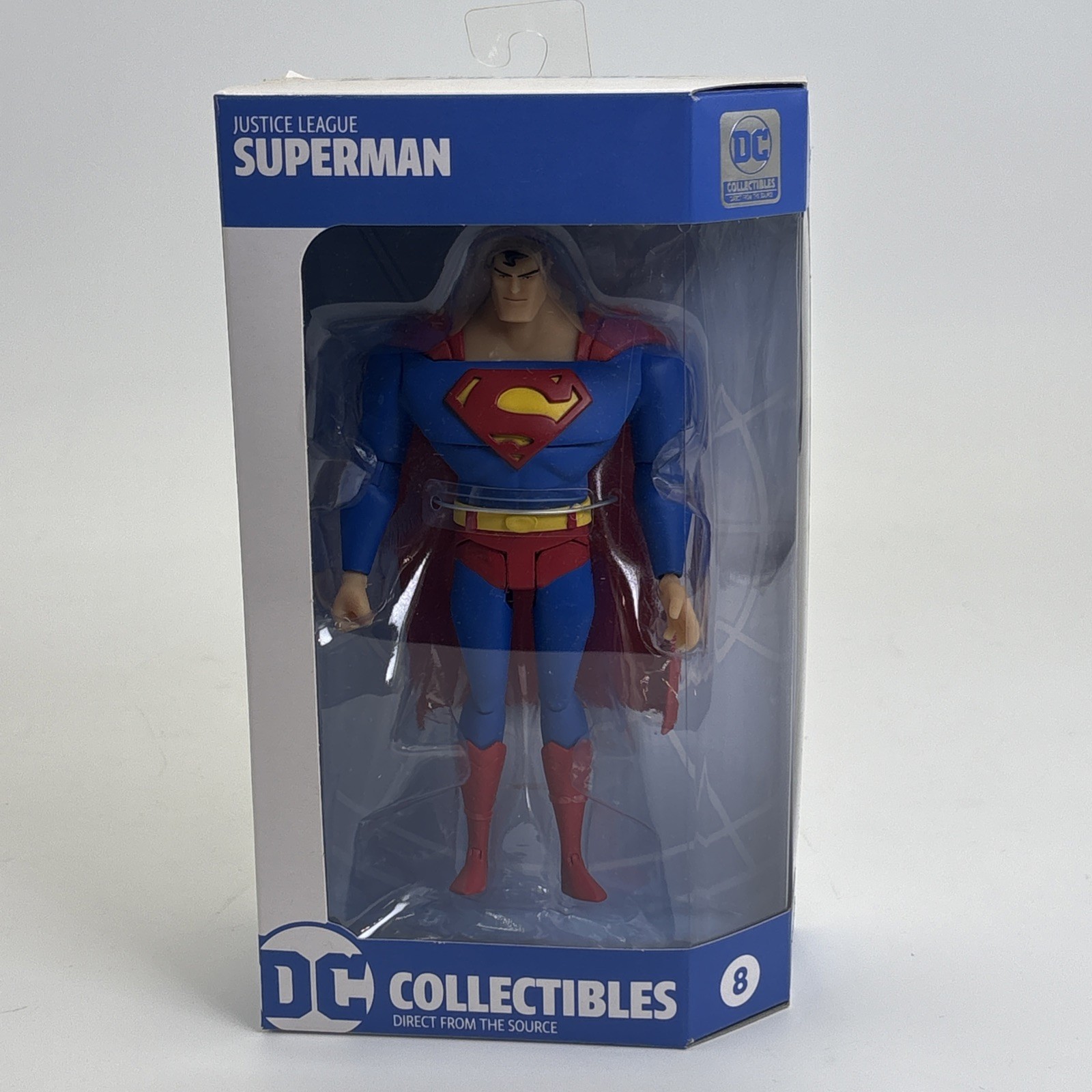 DC Collectibles Superman Justice League  Animated Action Figure 8 MINT BOX 2018
