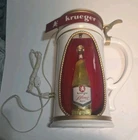 Vintage Krueger Beer Illuminated Plastic Sign  **AS IS** 16" Tall (Tote E)