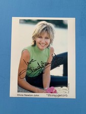 Olivia Newton-John Hand-Signed Color Publicity Photo in Black Sharpie