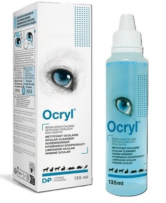 Domes Ocryl Eye Rinse & Tear Stain Remover, 135 ml