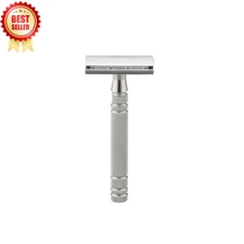 Feather AS-D2 Stainless Steel Double Edge Razor, Made in Japan