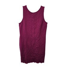 J. Crew Factory Viscose-blend Magenta Sleeveless Mini Dress Size Medium