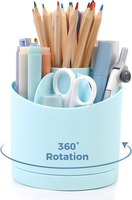 Skydue Schreibtisch Organizer, 360 Grad Stiftehalter Drehbar, Stifte Organizer M