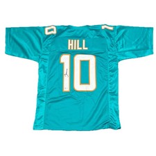 Tyreek Hill Signed Miami Dolphins Custom Jersey - Beckett Witnessed COA