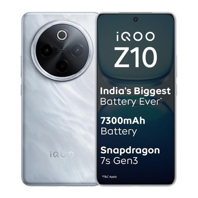 iQOO Z10 5G Funtouch OS Factory Unlocked Dual SIM 8GB RAM 256GB 7300 mAh battery