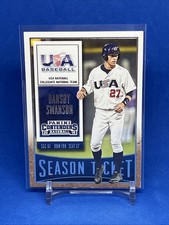 2015 Panini Contenders Season Ticket #63 Dansby Swanson Rookie Atlanta Braves