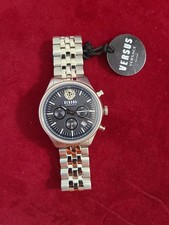 Versus by Versace Men's Watch VSP970621 Quartz Chronograph Blue Dial Steel 45mm