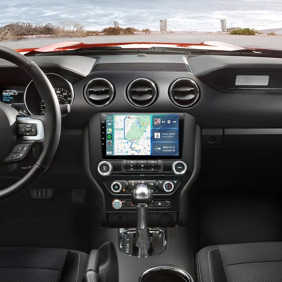 For 2015-2021 Ford Mustang Radio Upgrade Kit Car Stereo Radio Carplay Android 13 - Image 3 of 4