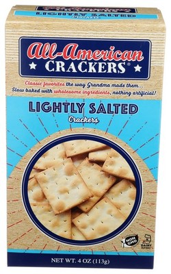 All American Cracker Light Salt 5 OZ Pack Of 6