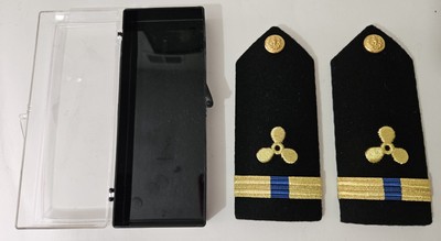 GENUINE U.S. NAVY SHOULDER BOARD: WARRANT OFFICER 4 ENGINEERING TECHNICIAN