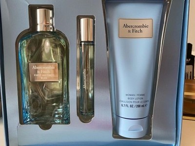 Abercrombie & Fitch First Instinct Blue, Set EdP 100 ml, Spray 15 ml, Body Lotio