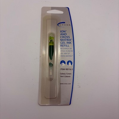 Cross Gel Ink Refill 8516-5 Galaxy Green Ion Matrix NOS Sealed