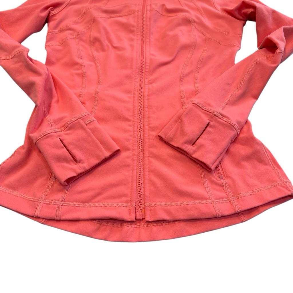 Lululemon Athletica Women's Size 6 Pink Coral Nulu Define Jacket
