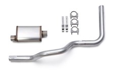 88-95 Chevy Silverado Truck 3 Single Exhaust Kit Flowsound Stainless Muffler 88-95 Chevy Silverado Truck 3 Single Exhaust Kit Flowsound Stainless Muffler