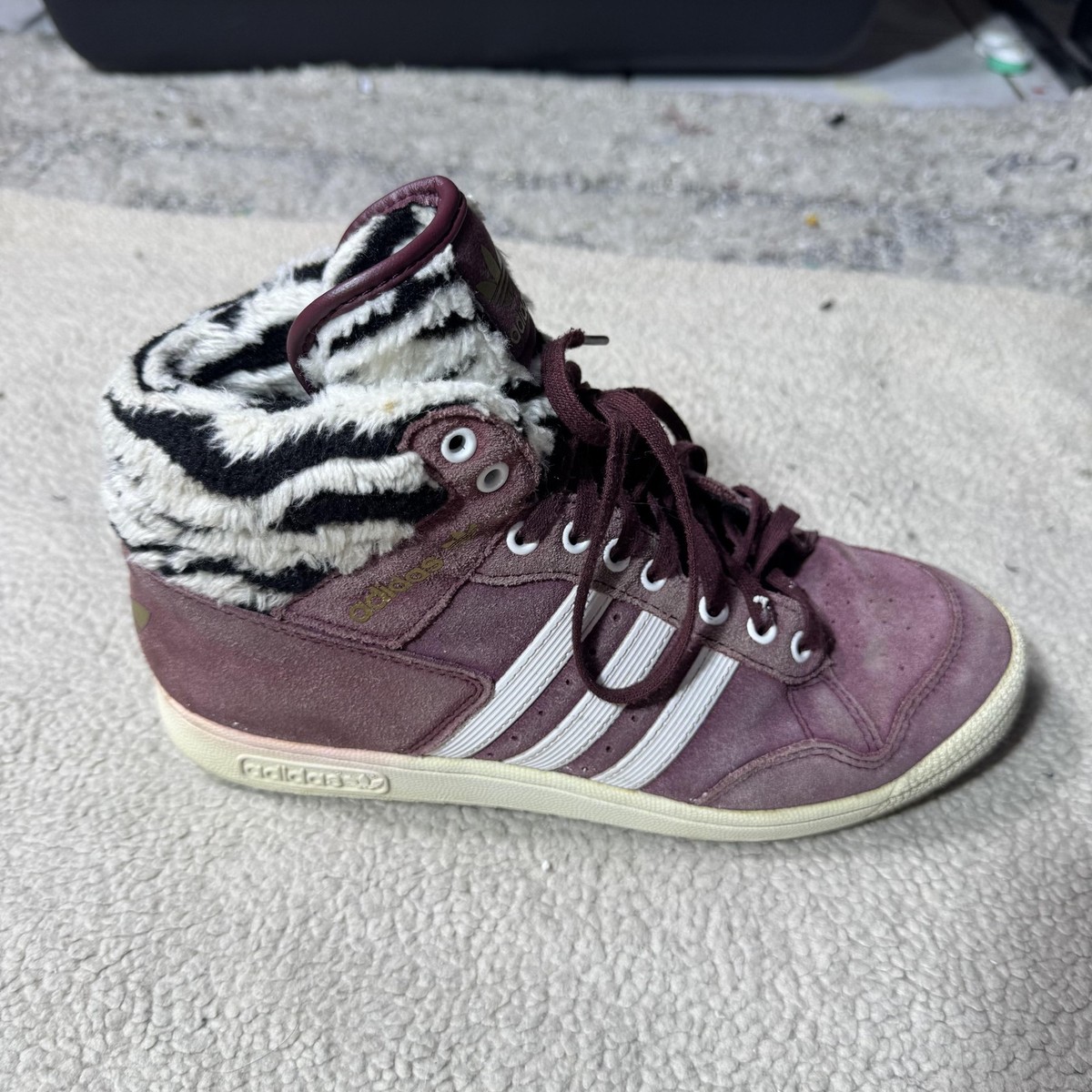adidas gazelle silver green womens Easter Fur Lined Coal – Shoooz On Park Ave