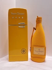 Veuve Clicquot Fridge SMEG Cooler Case Limited Edition + Bottle Jacket See Pics
