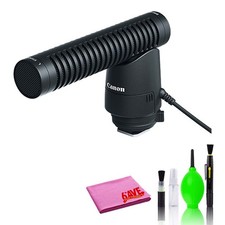 Canon DM-E1 Directional Microphone for EOS Digital Cameras Kit with Wire Ties