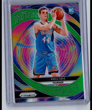 2024-25 Panini Prizm #3 Nikola Topic Instant Impact Prizms Green