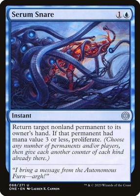 MTG Magic the Gathering Serum Snare (68/534) Phyrexia All Will Be One LP