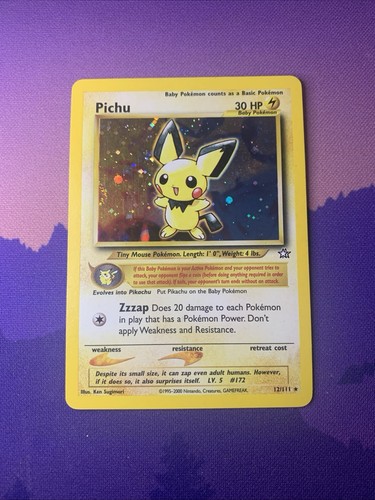 Pichu 12/111 Neo Genesis Holo - Bild 1 von 10